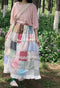 Cute Unique Patchwork Skirt