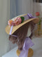 Prairie Flower Flat Hat