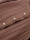 Solid Color Cotton Dress