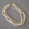Vintage Quality Faux Pearl Multiple Strand Necklace