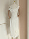 Elegant Boned White Dress