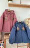 Super Cute Little Girl Embroidered Quilted Coat