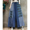 Patchwork Wide Leg Jeans