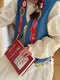 Cute Ethnic Style Denim Vest