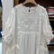 High Quality Ramie Embroidered Dress