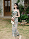 Feminine Floral Slip Dress + Lace Cardigan