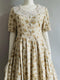 Lace Collar Vintage Floral Dress