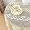 Retro Crochet Lace Tablecloth