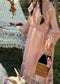 Lace Trim Ramie Dress