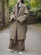 Naturecore Cotton Linen Trench Coat