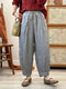 Plain Linen Pants