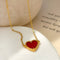 Red Heart Choker Necklace/Bracelet