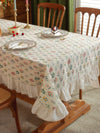 Rustic Ruffled Square/ Rectangle Tablecloth