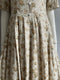 Lace Collar Vintage Floral Dress