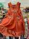 Halloween Loose Fit Corduroy Overall Dress