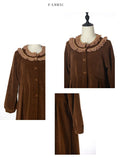 Vintage Academia Corduroy Coat