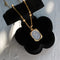 Gold Plated Vintage Flower Necklace