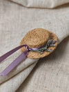 Handmade Straw Hat Brooch