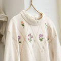Floral Embroidered Bottom Shirt
