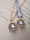 Spider Blue Zircon Necklace