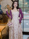 Romantic Floral Dress + Cardigan 2pcs Set