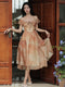 Vintage 2 Way Ruffled Dress