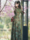 Halter Neck Ruffled Floral Dress