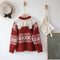 Christmas Lace Collar Sweater