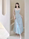 Light Blue Cotton Dress