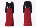 Red Black Victorian Dress