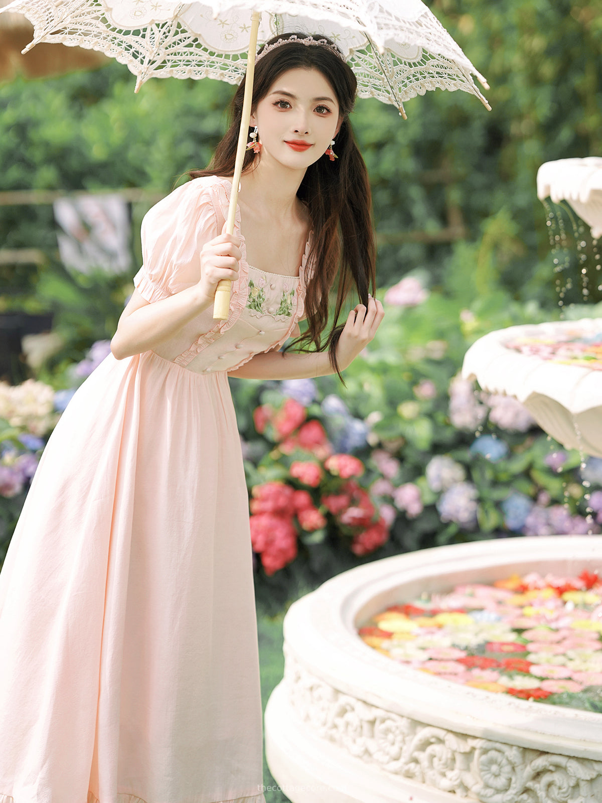 Pink Cottagecore Dress– The Cottagecore