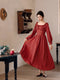2 Way Red Belted Dress