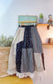Lace Hem Patchwork Skirt