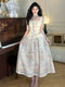 Vintage Lace Floral Slip Dress