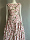 French Pink Rose Dress