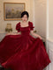 Antique Royal Satin Dress