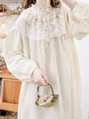 Lace Patchwork Linen Dress