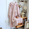 Peter Pan Collar Embroidered Lace Drawstring Dress