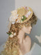 Apricot Bow Flower Lace Hat