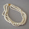 Vintage Quality Faux Pearl Multiple Strand Necklace