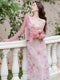 Pink Romantic Dress 2pcs Set