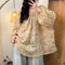 Floral Ramie 2 Way Oversized Shirt
