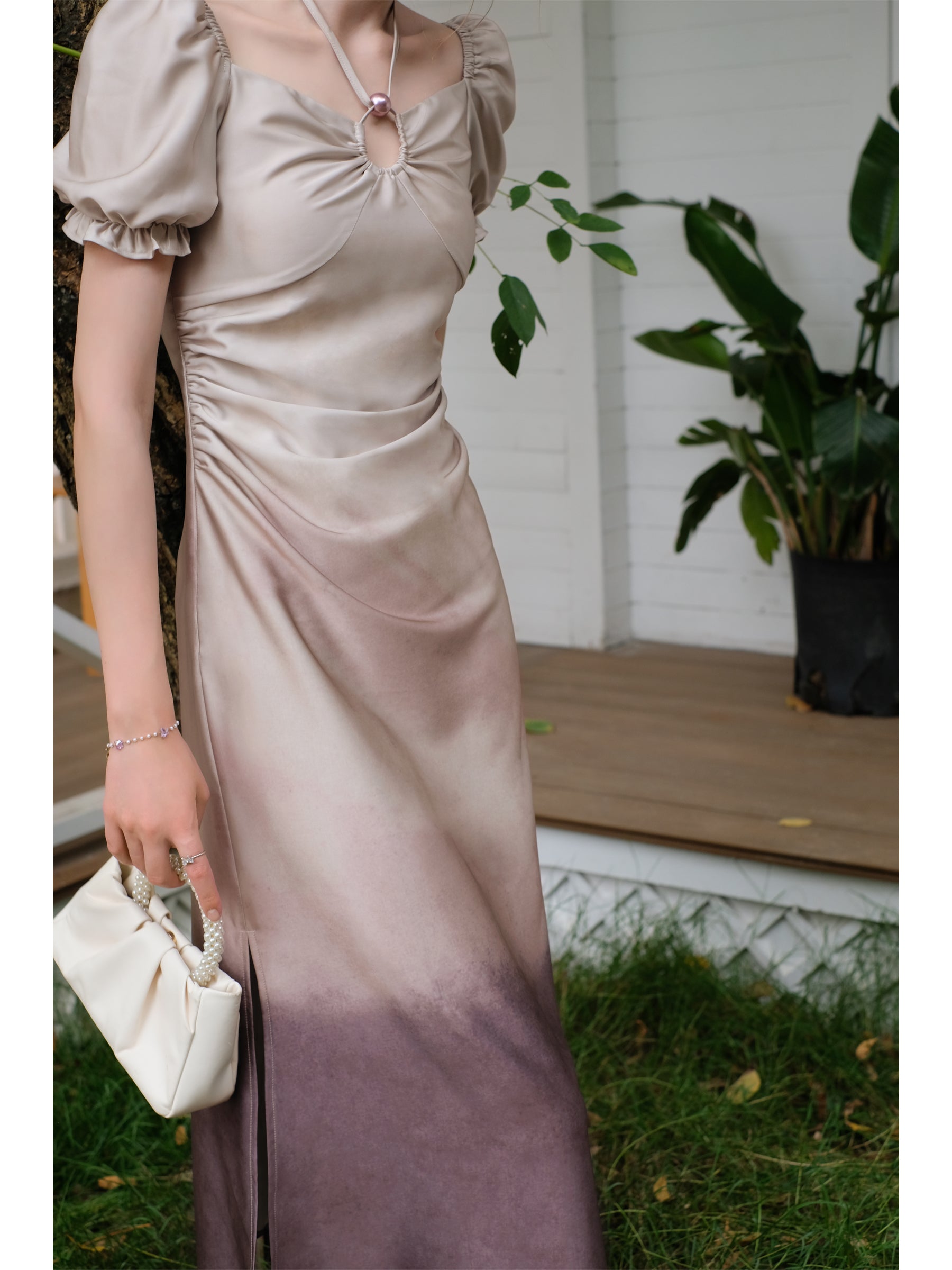 Elegant Satin Dress– The Cottagecore