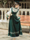 Royalcore Velvet Patchwork Dress