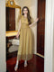 Golden Tulle Dress