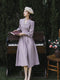 Vintage Style Slim Waist Dress