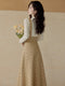 Autumn Sweater+Pinafore Skirt 2pcs Set