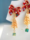 Christmas Tree Bow Earrings