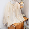Quality Ramie Embroidered Blouse