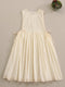 Embroidered Drawstring Pinafore Dress